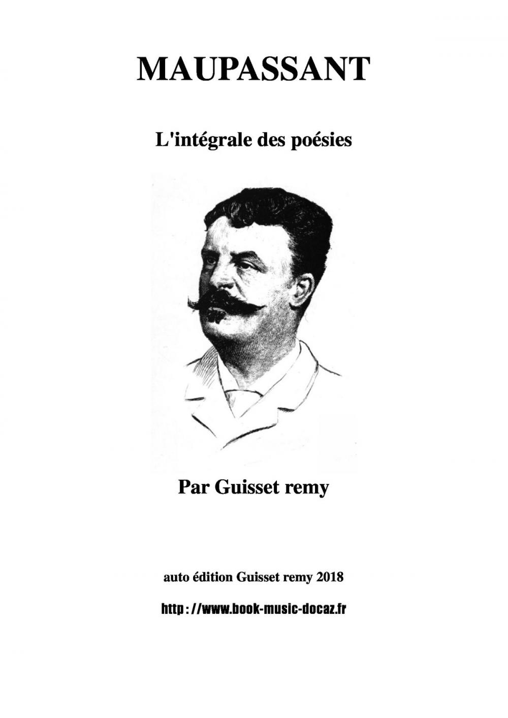 Big bigCover of Maupassant poemes l'intégrale