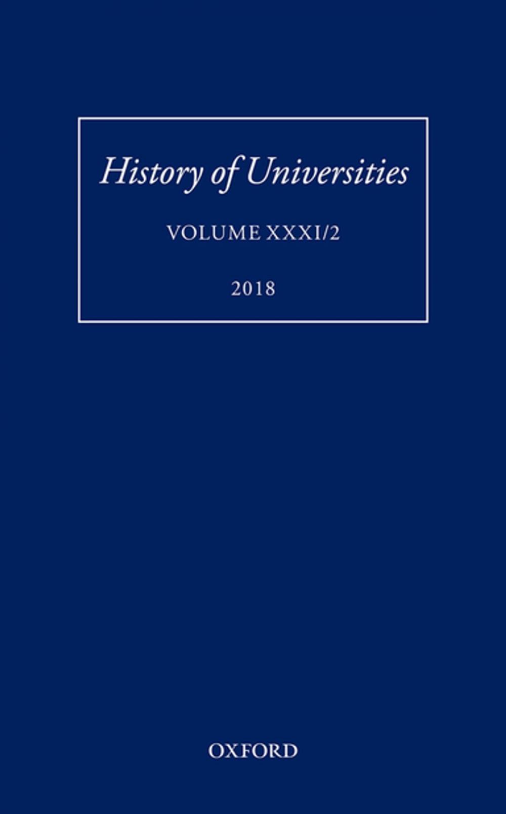 Big bigCover of History of Universities