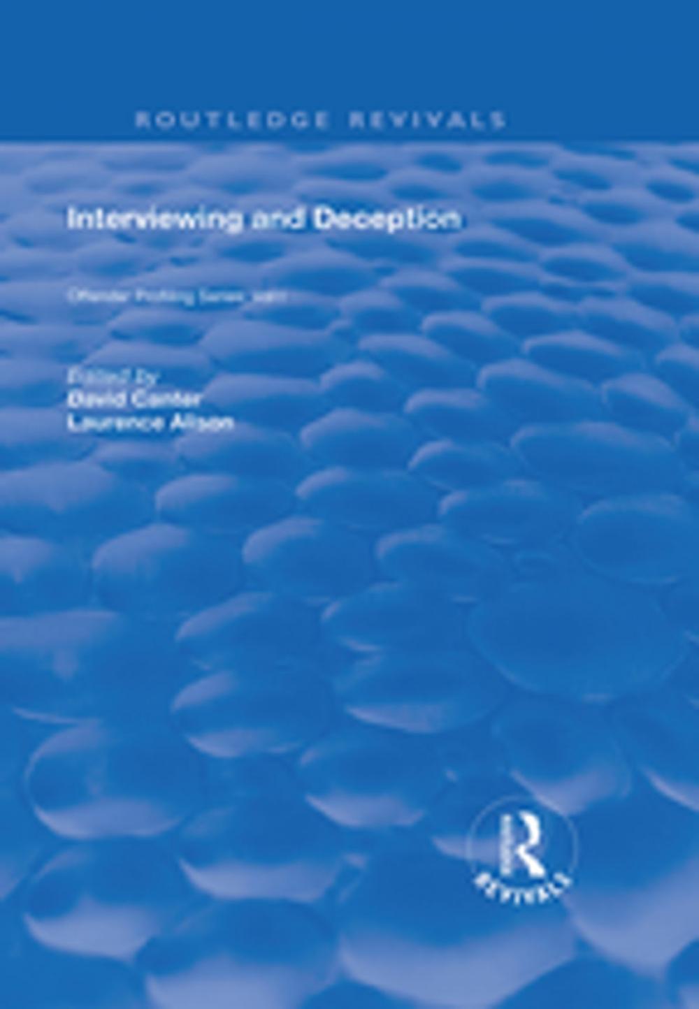 Big bigCover of Interviewing and Deception