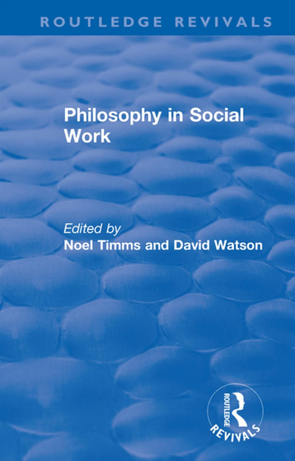 Big bigCover of Philosophy in Social Work