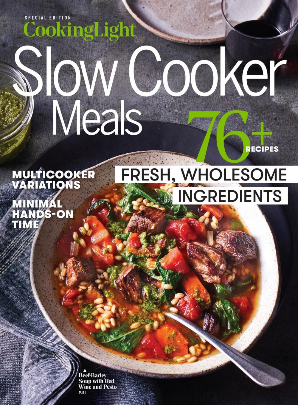 Big bigCover of COOKING LIGHT Slow Cooker