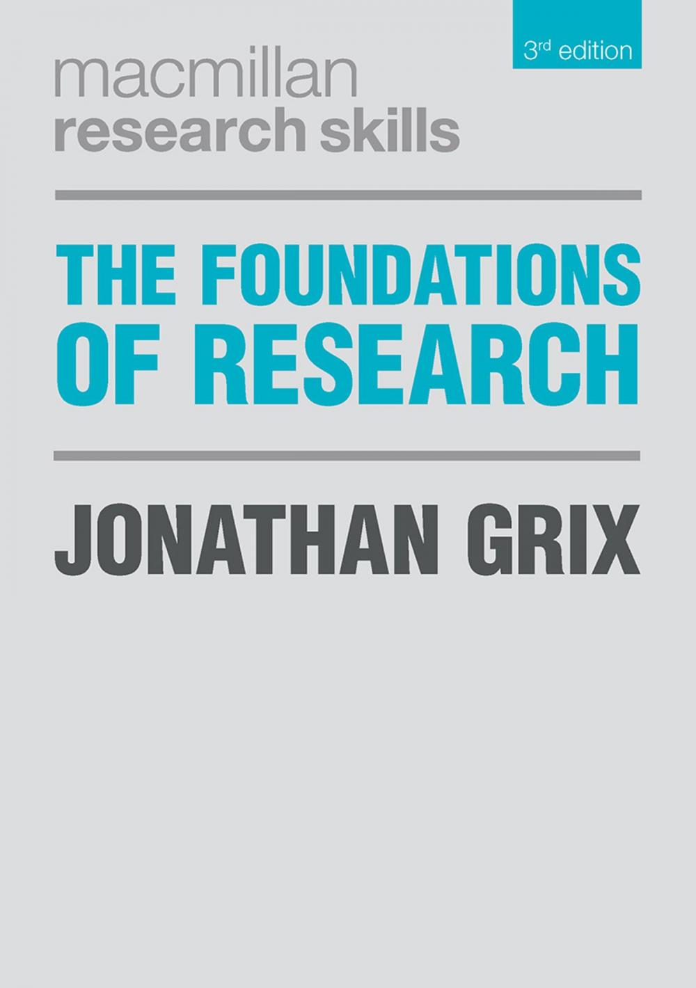 Big bigCover of The Foundations of Research