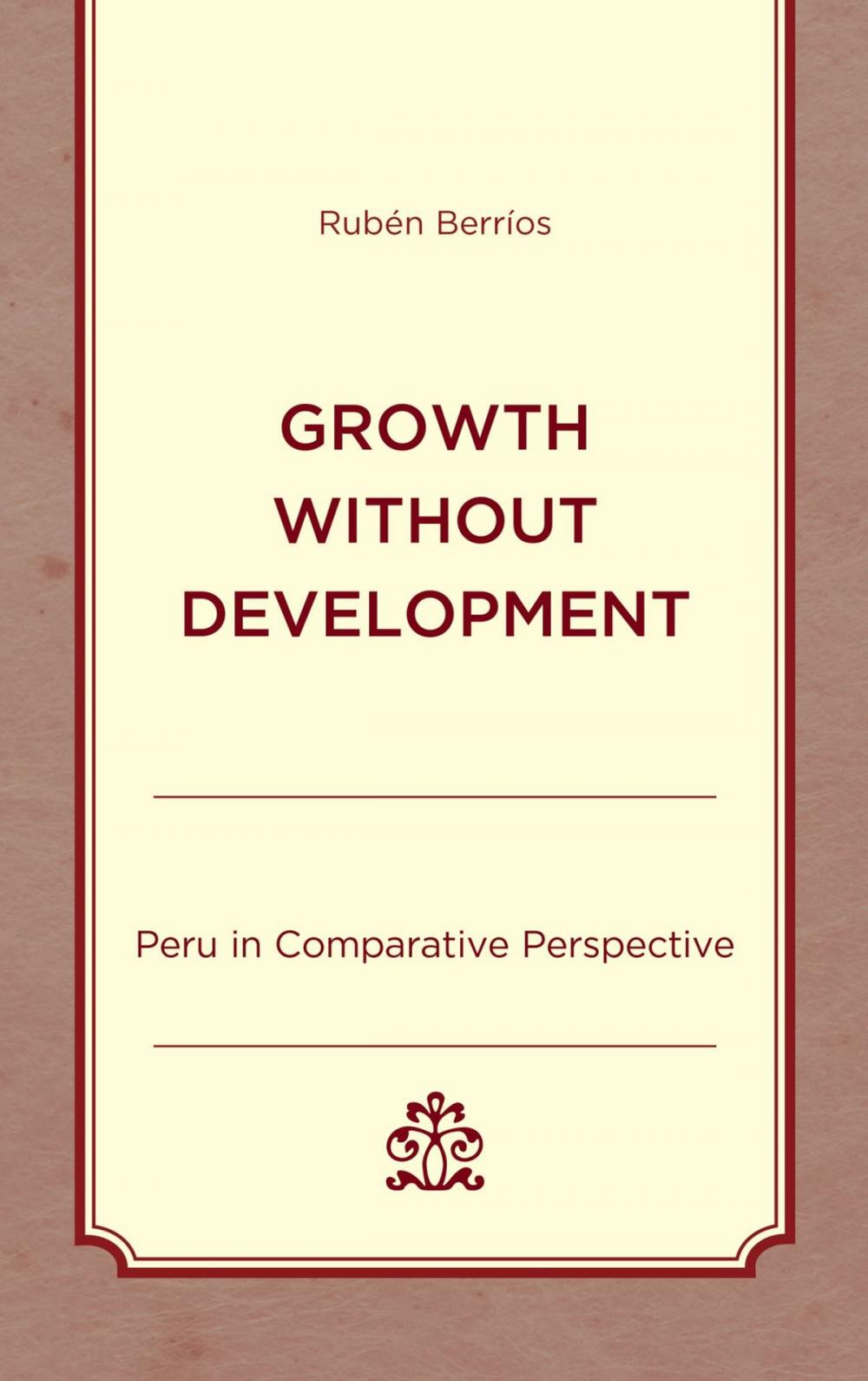 Big bigCover of Growth without Development