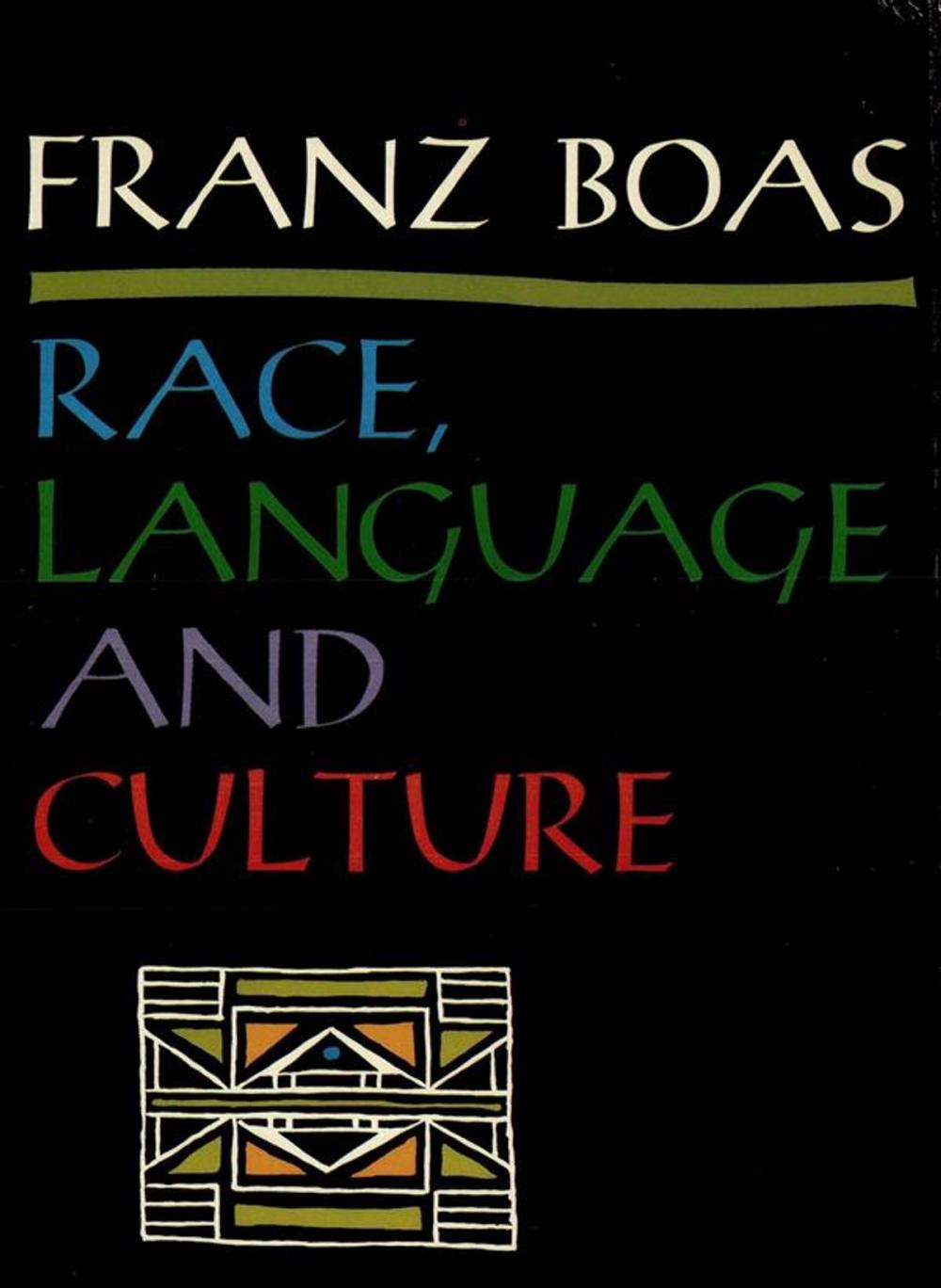 Big bigCover of Race, Language and Culture