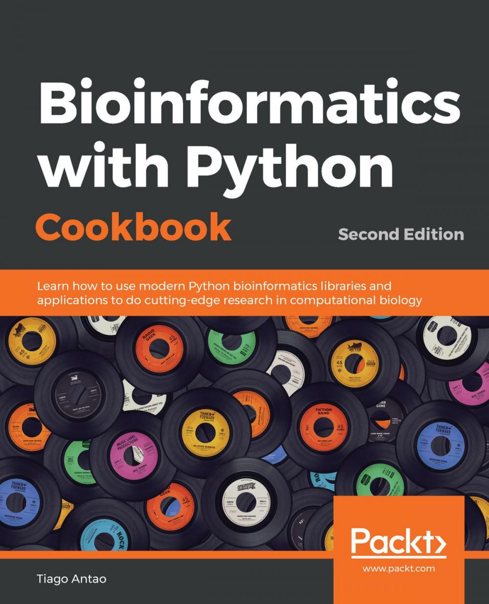 Big bigCover of Bioinformatics with Python Cookbook