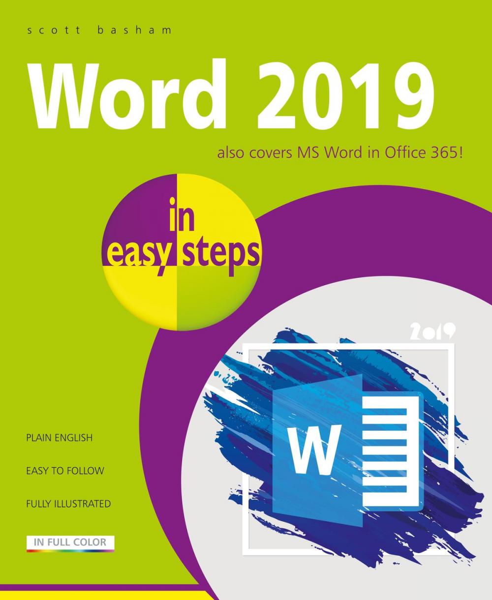 Big bigCover of Word 2019 in easy steps