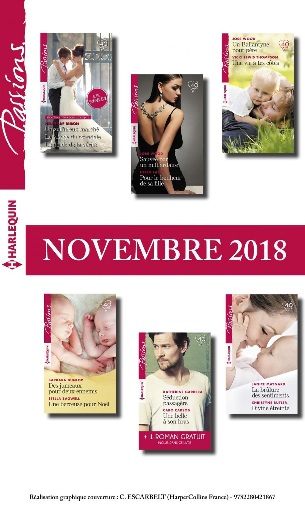 Big bigCover of 13 romans Passions + 1 gratuit (n°755 à 760 - Novembre 2018)