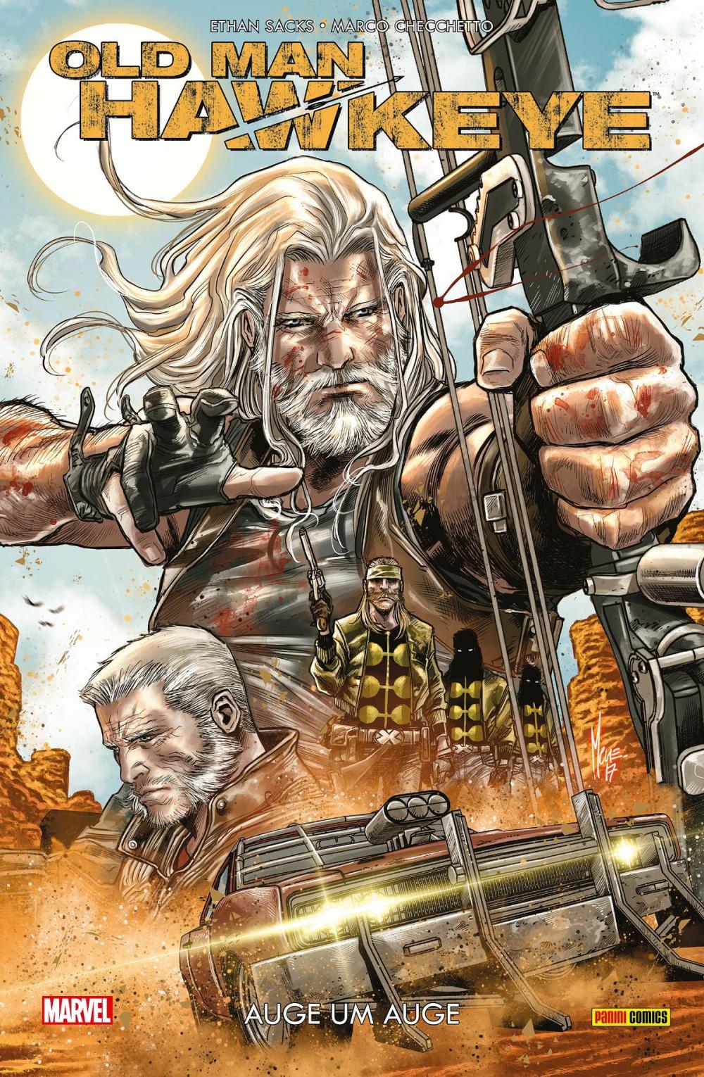 Big bigCover of Old Man Hawkeye - Auge um Auge