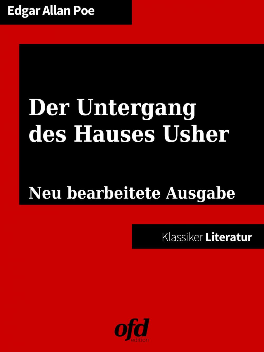 Big bigCover of Der Untergang des Hauses Usher