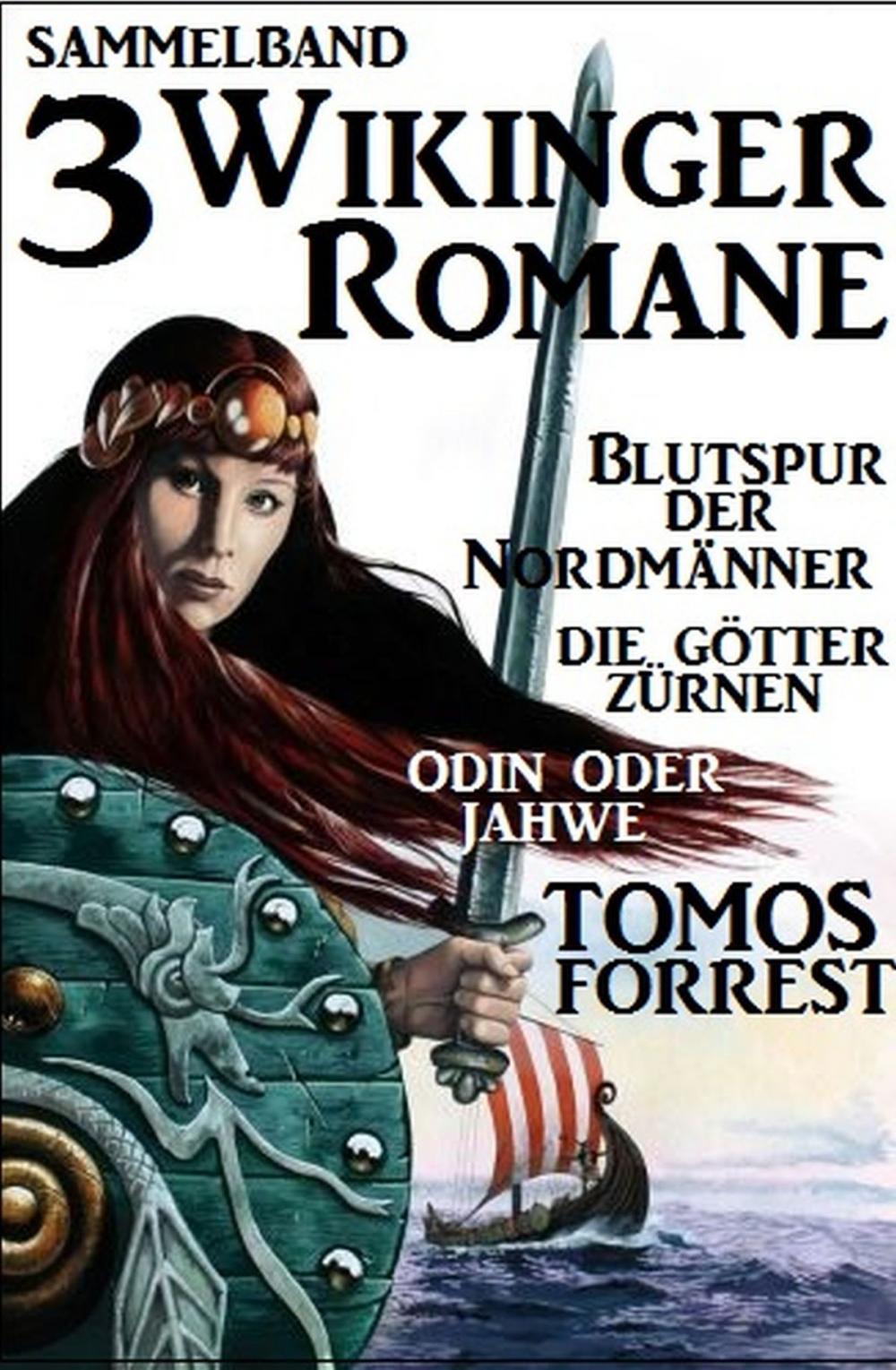 Big bigCover of 3 Wikinger-Romane: Blutspur der Nordmänner/Die Götter zürnen/Odin und Jahwe