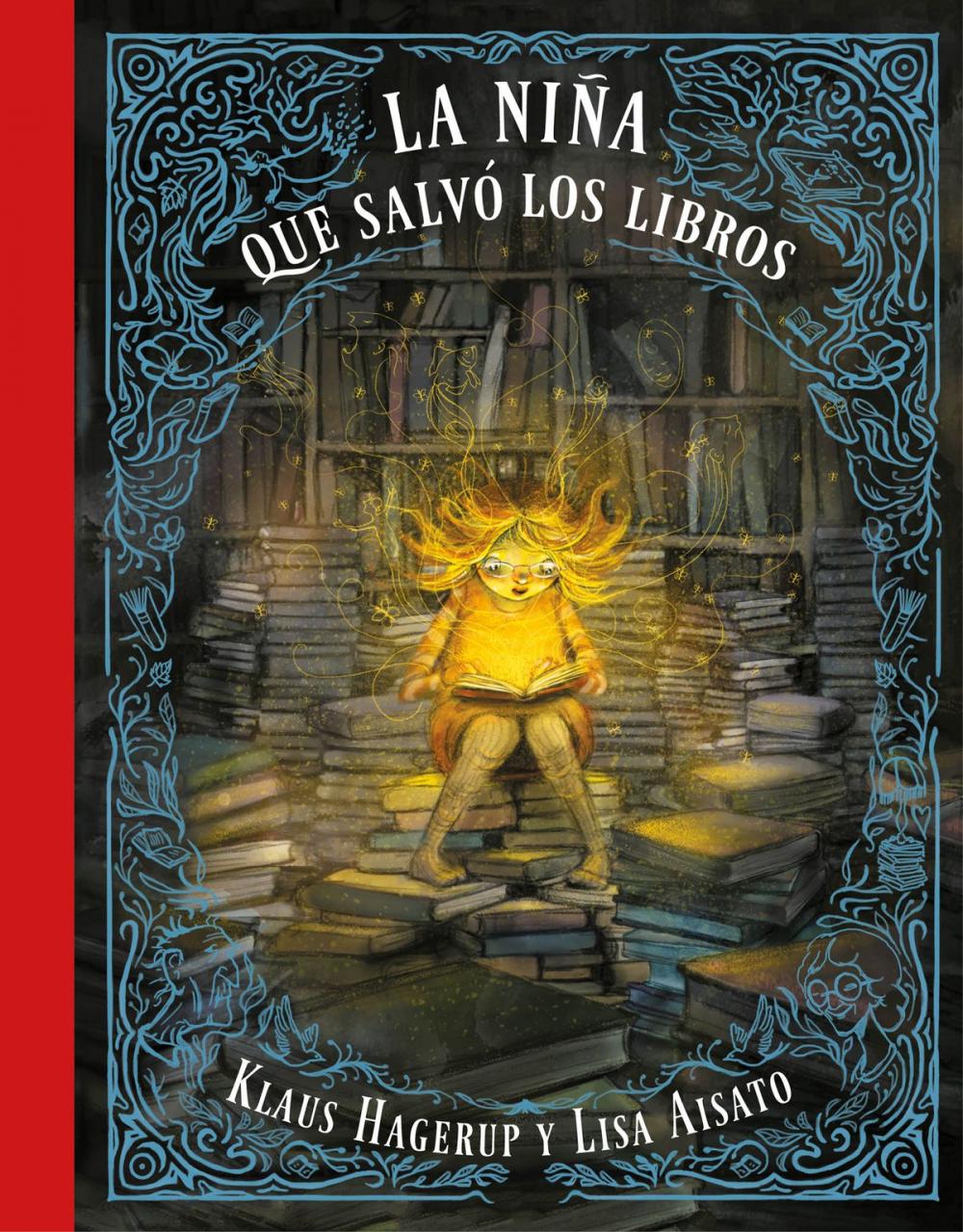 Big bigCover of La niña que salvó a los libros