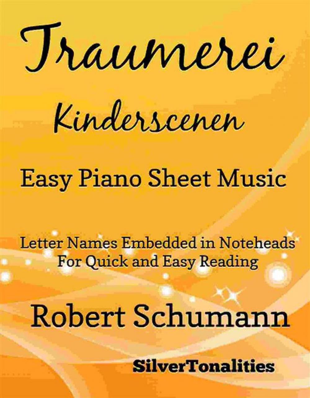 Big bigCover of Traumerei Kinderscenen Easy Piano Sheet Music