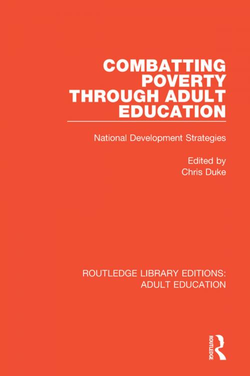 Cover of the book Combatting Poverty Through Adult Education by , Taylor and Francis