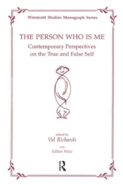 Cover of the book The Person Who Is Me by Val Richards, Taylor and Francis