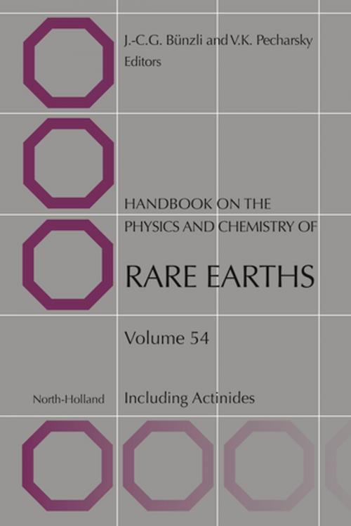 Cover of the book Handbook on the Physics and Chemistry of Rare Earths by Vitalij K. Pecharsky, Jean-Claude G. Bunzli, Diploma in chemical engineering (EPFL, 1968)PhD in inorganic chemistry (EPFL 1971), Elsevier Science