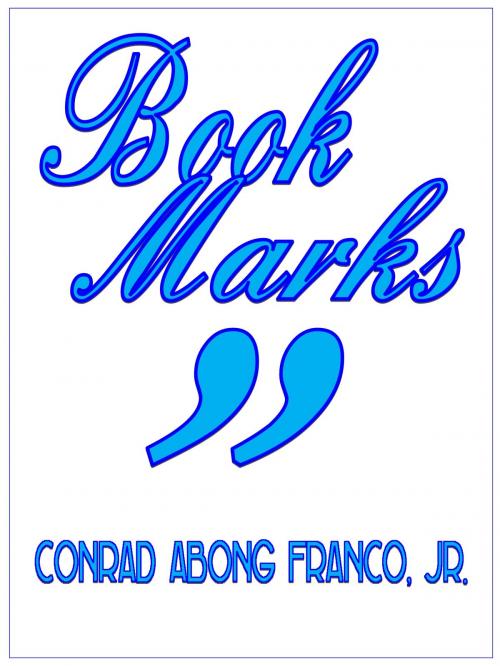 Cover of the book Book Marks by Conrad Abong Franco Jr, Conrad Abong Franco, Jr