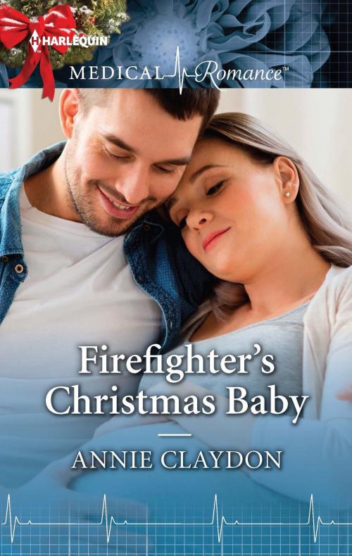 Cover of the book Firefighter's Christmas Baby by Annie Claydon, Harlequin