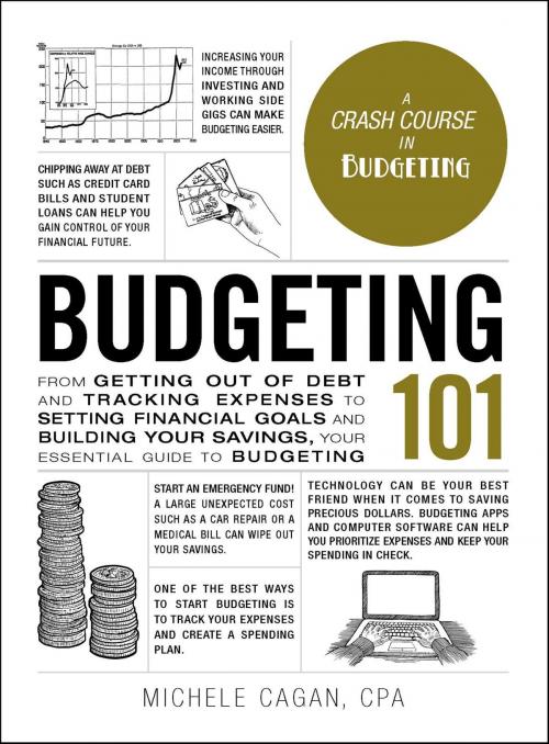 Cover of the book Budgeting 101 by Michele Cagan, CPA, Adams Media