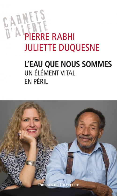 Cover of the book L'eau que nous sommes by Pierre Rabhi, Juliette Duquesne, Presses du Châtelet