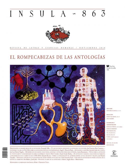 Cover of the book El rompecabezas de las antologías (Ínsula n° 863, noviembre de 2018) by AA. VV., Grupo Planeta