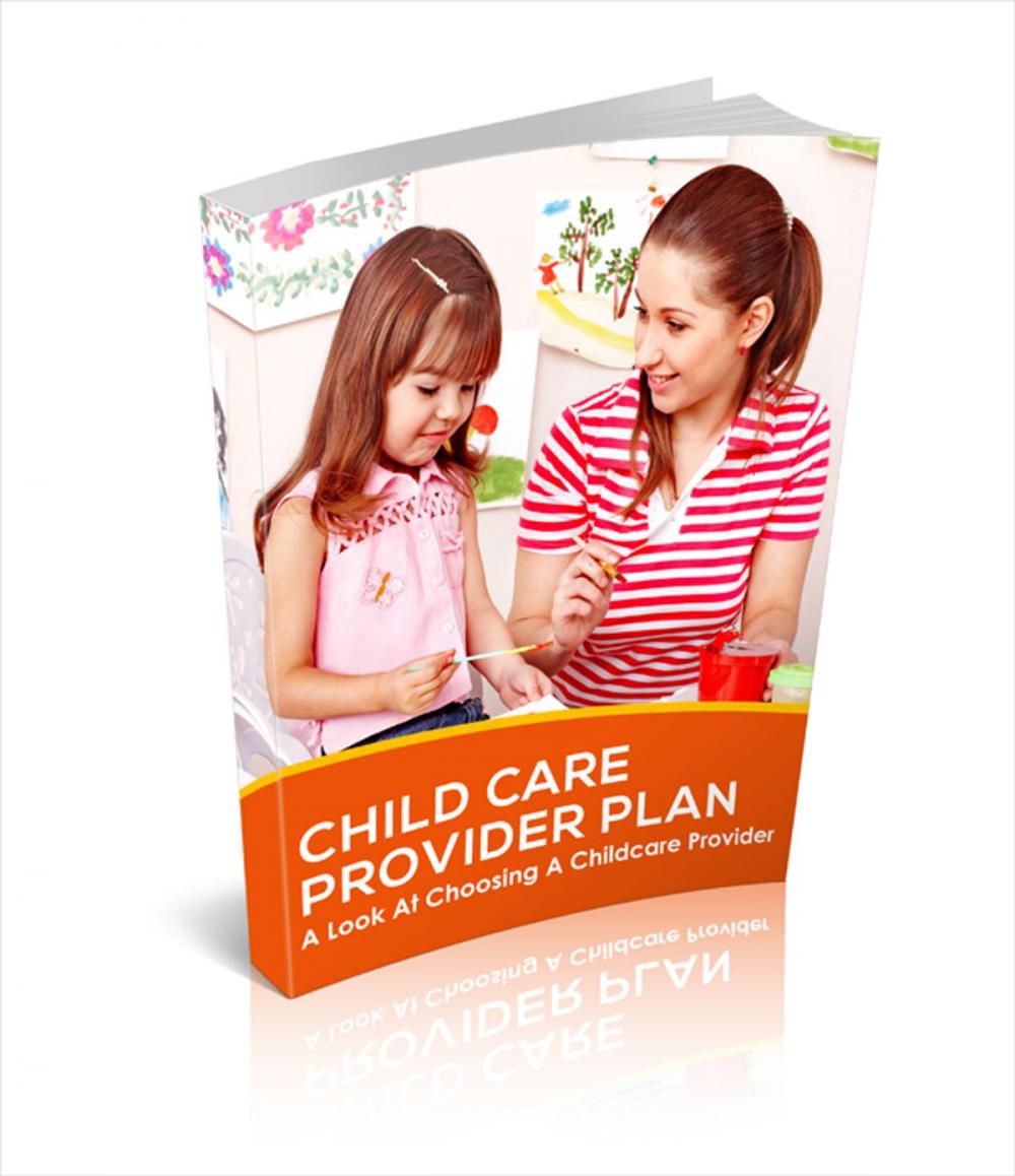 Big bigCover of Child Care Provider Plan