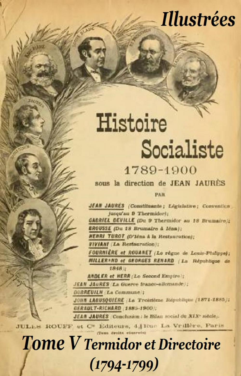 Big bigCover of Histoire socialiste de la France contemporaine Tome V