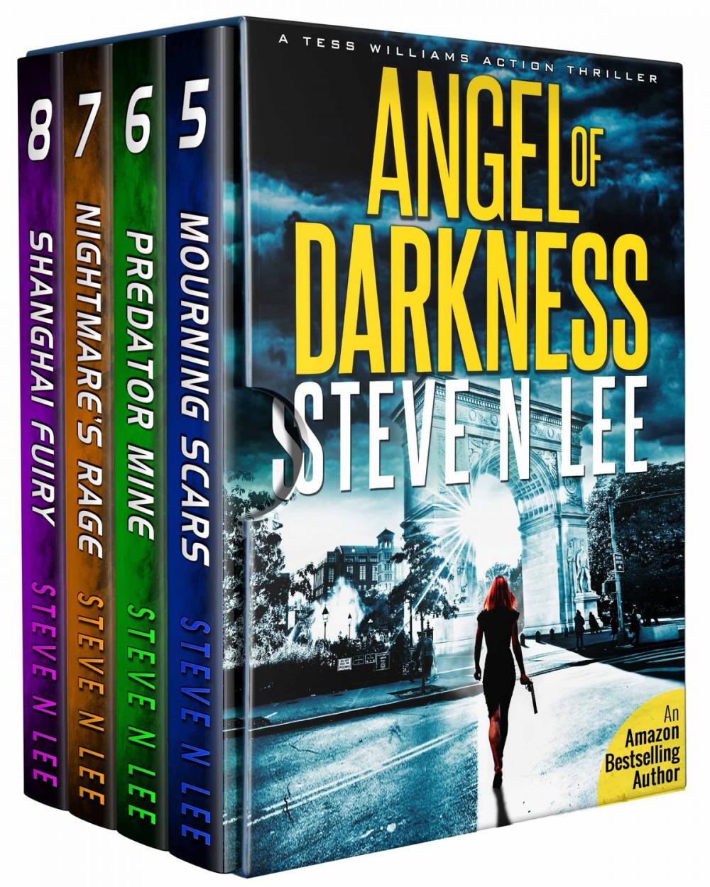 Big bigCover of Angel of Darkness Action Thriller Box Set Books 05-08: Action-Packed Revenge & Gripping Vigilante Justice