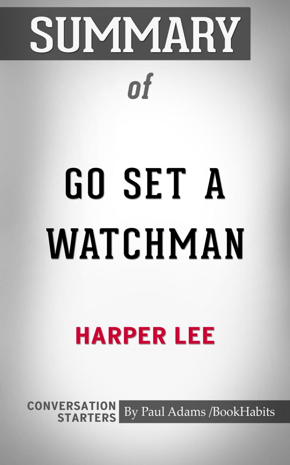 Big bigCover of Summary of Go Set a Watchman: A Novel