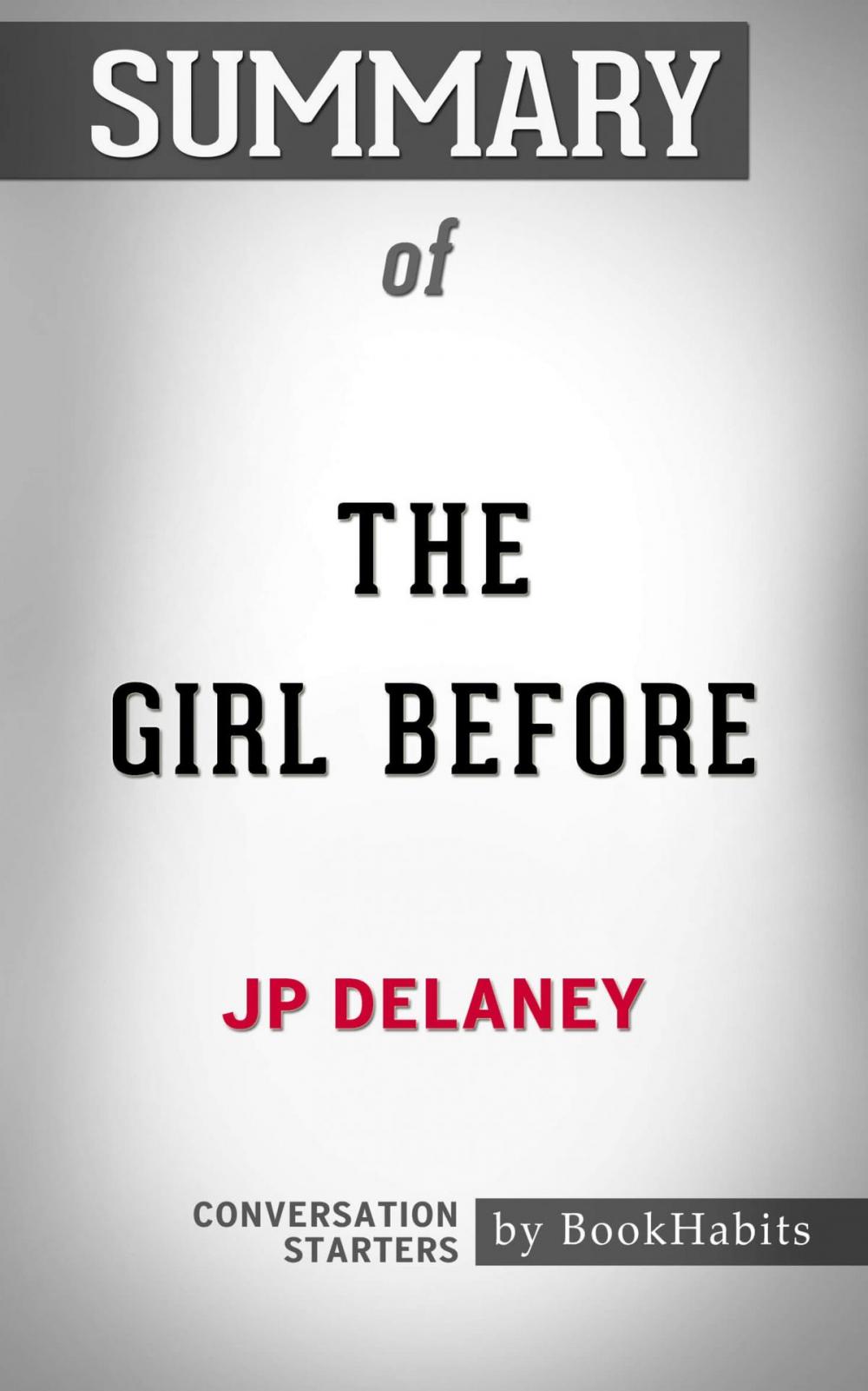 Big bigCover of Summary of The Girl Before: A Novel