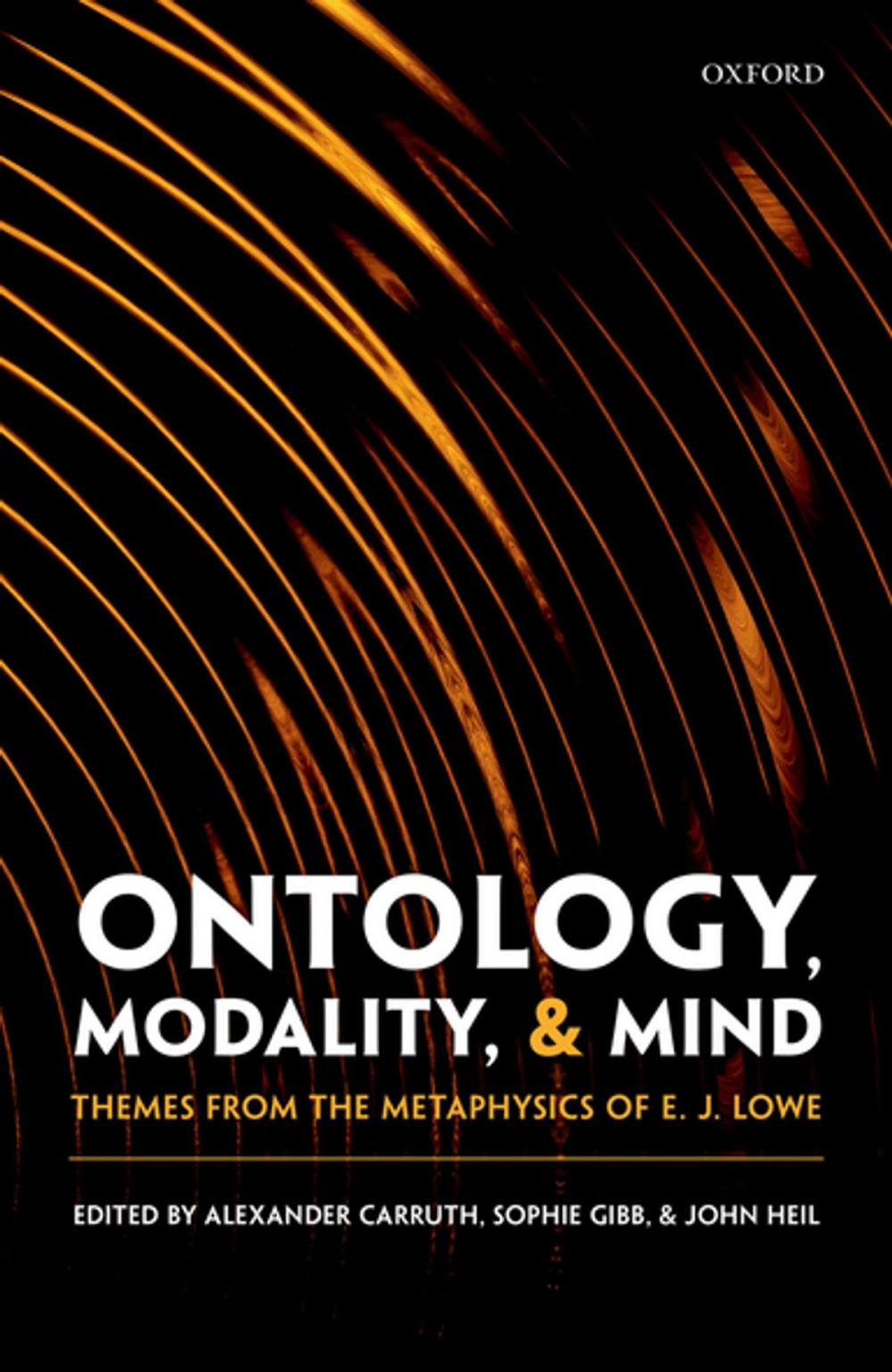 Big bigCover of Ontology, Modality, and Mind
