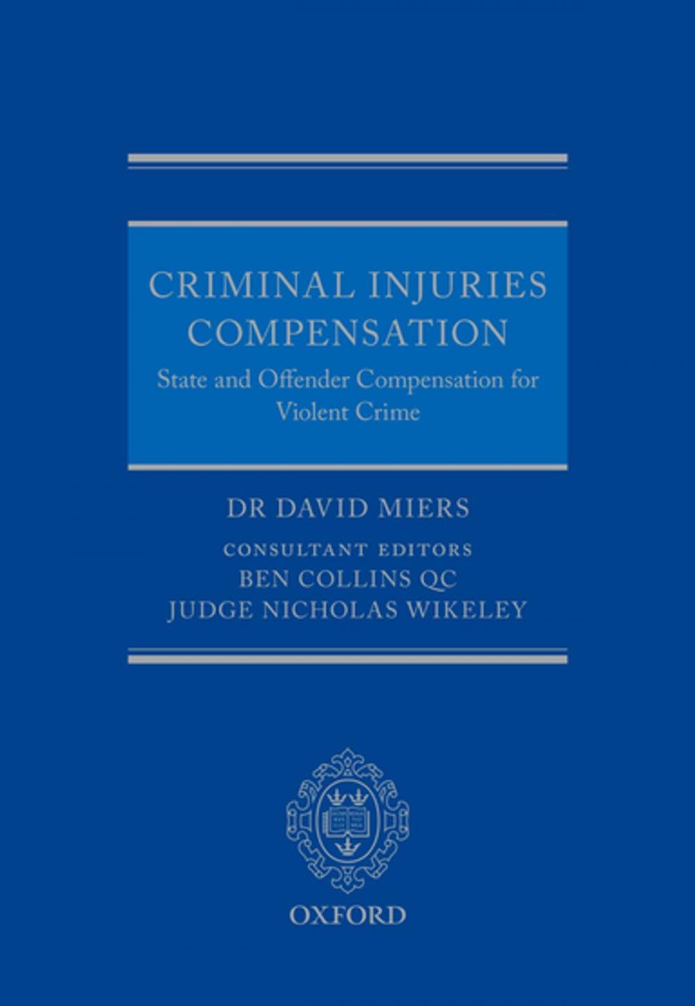 Big bigCover of Criminal Injuries Compensation