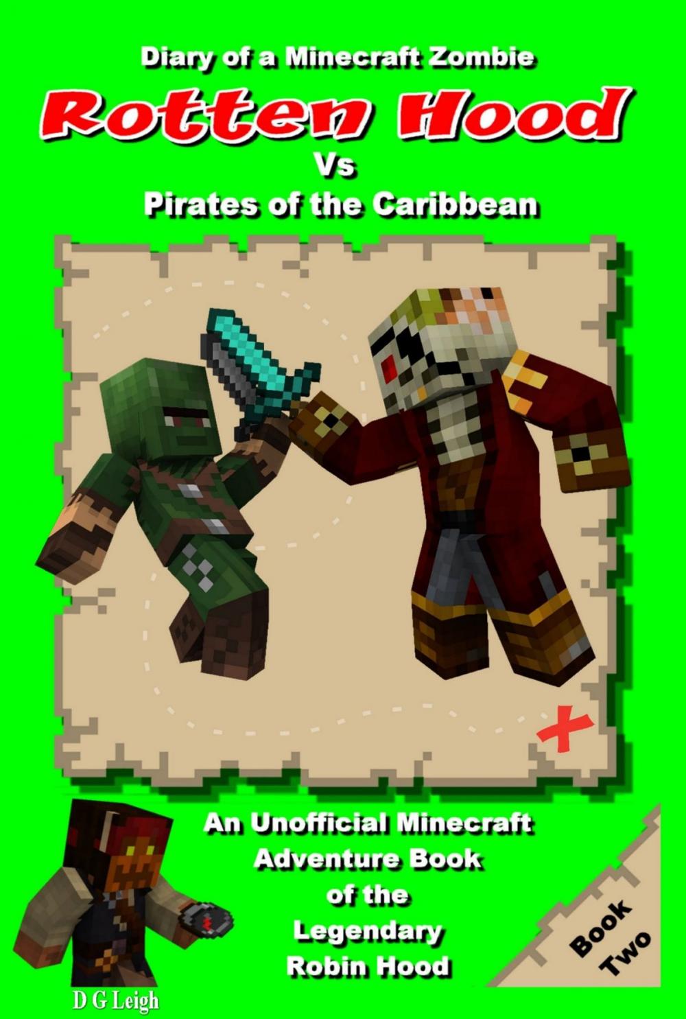 Big bigCover of Diary of a Minecraft Zombie: Rotten Hood Vs Pirates of the Caribbean