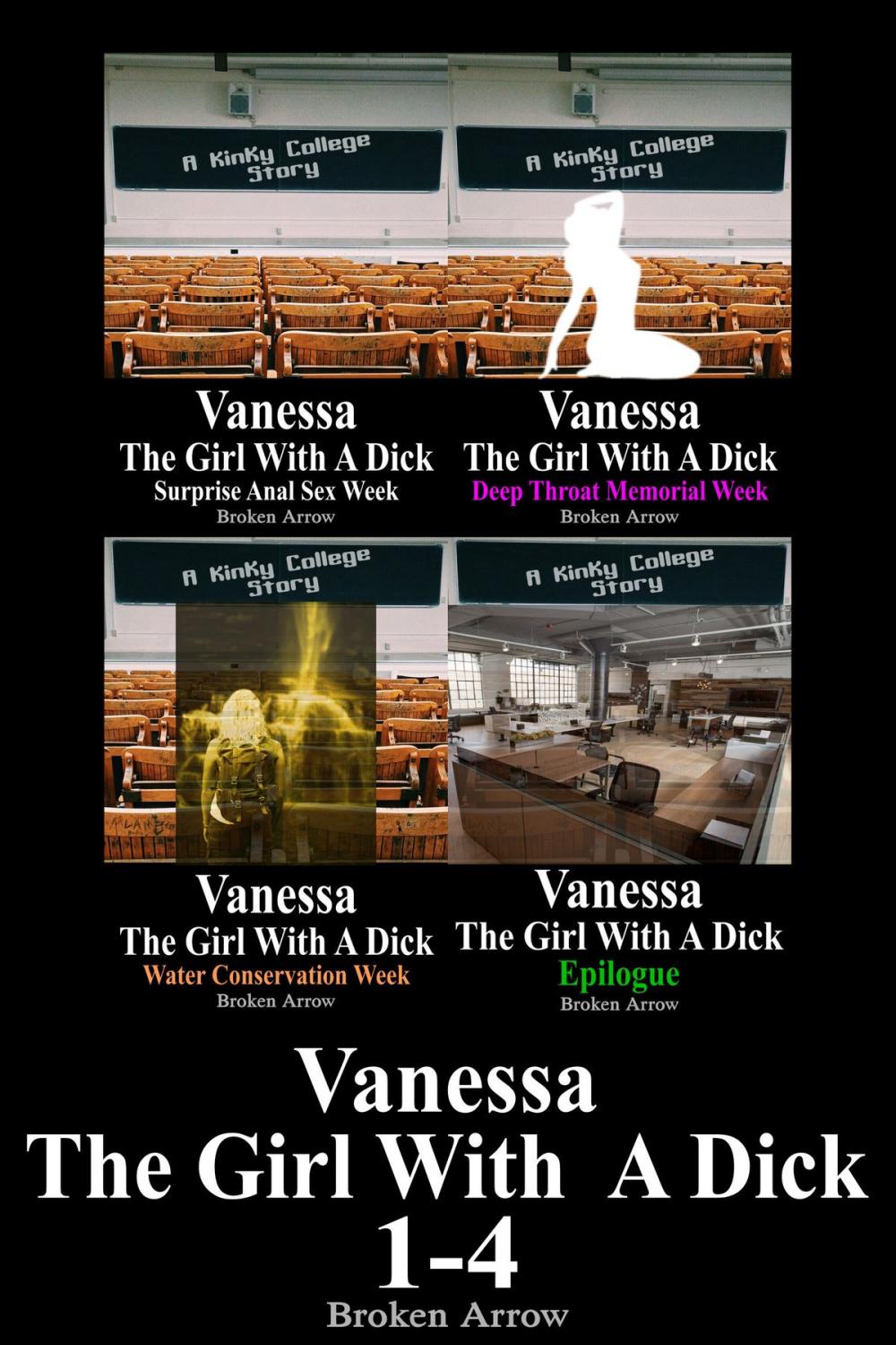 Big bigCover of Vanessa, The Girl With A Dick 1-4