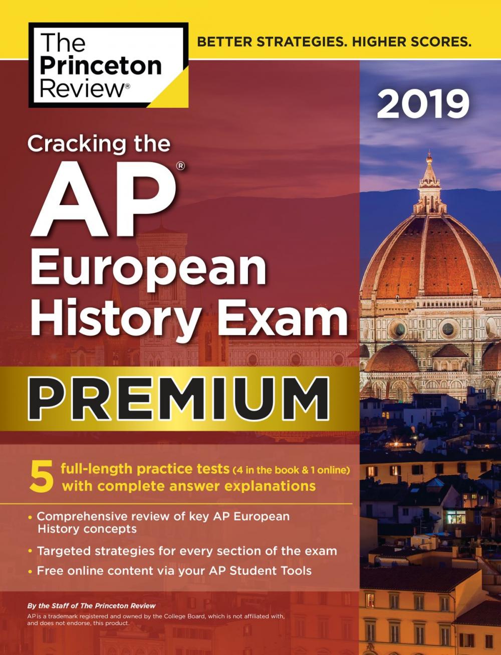 Big bigCover of Cracking the AP European History Exam 2019, Premium Edition