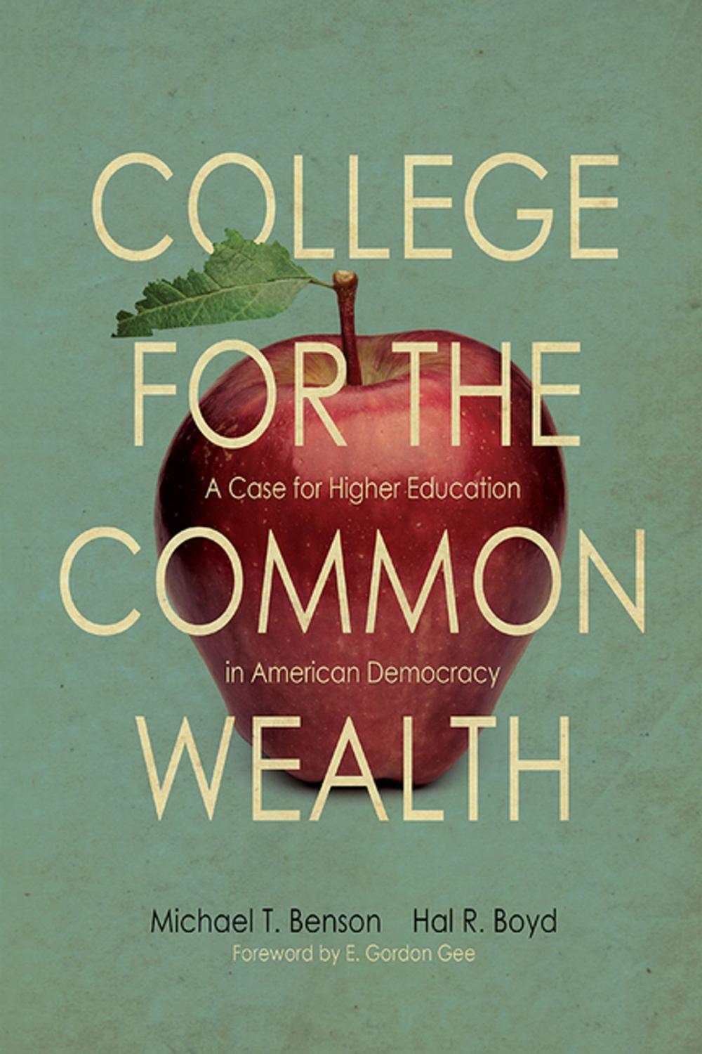 Big bigCover of College for the Commonwealth