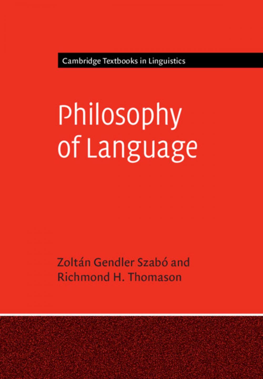 Big bigCover of Philosophy of Language