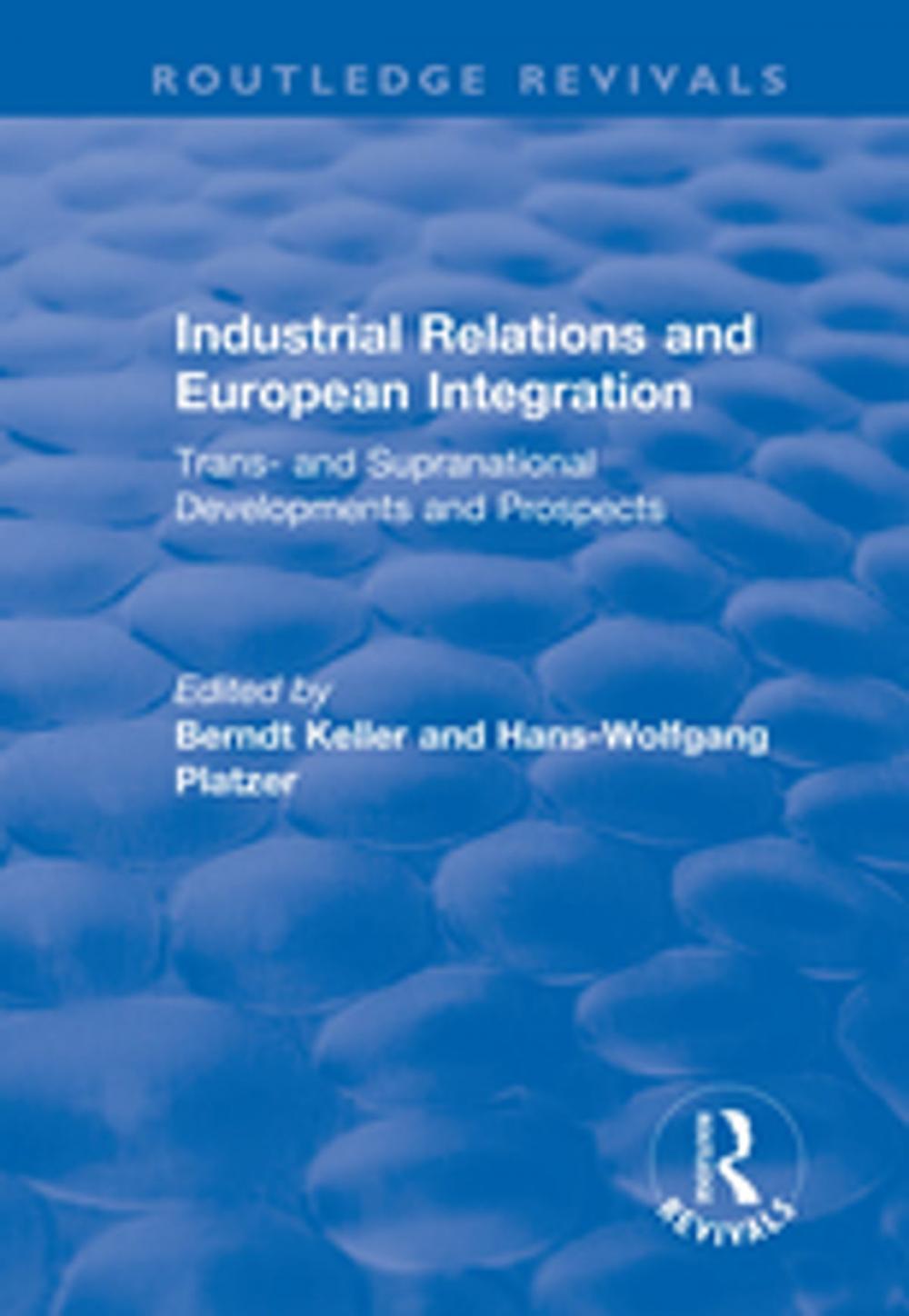 Big bigCover of Industrial Relations and European Integration