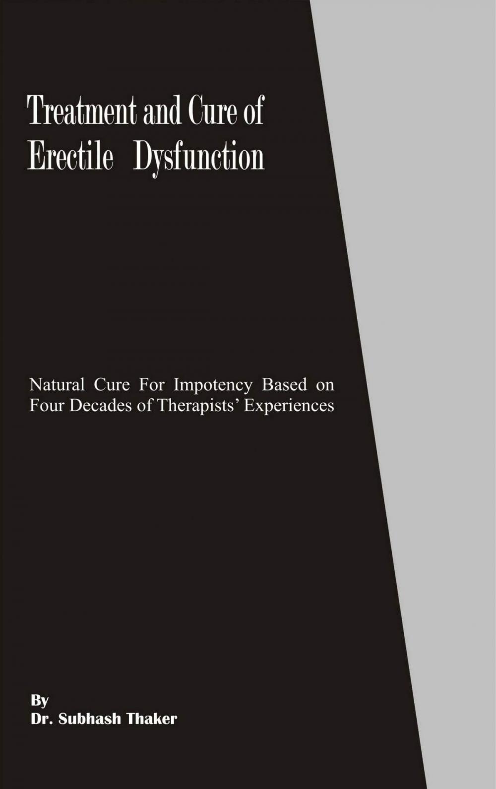 Big bigCover of Treatment and Cure of Erectile Dysfunction