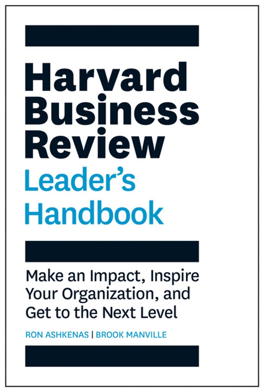 Big bigCover of The Harvard Business Review Leader's Handbook