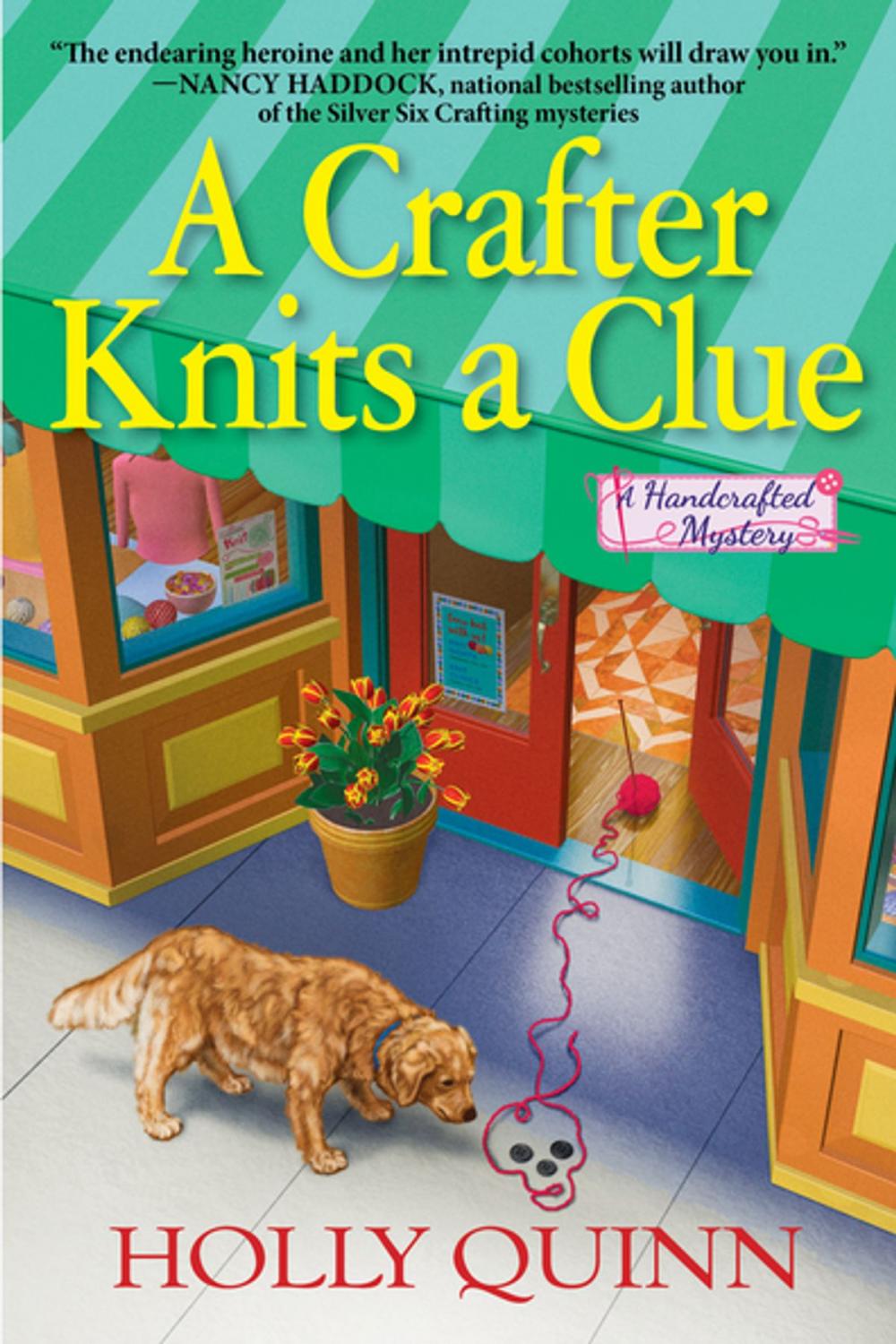 Big bigCover of A Crafter Knits a Clue