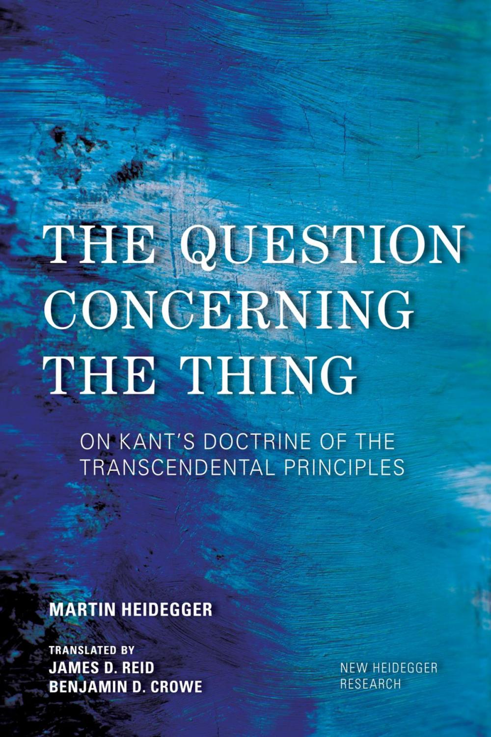 Big bigCover of The Question Concerning the Thing