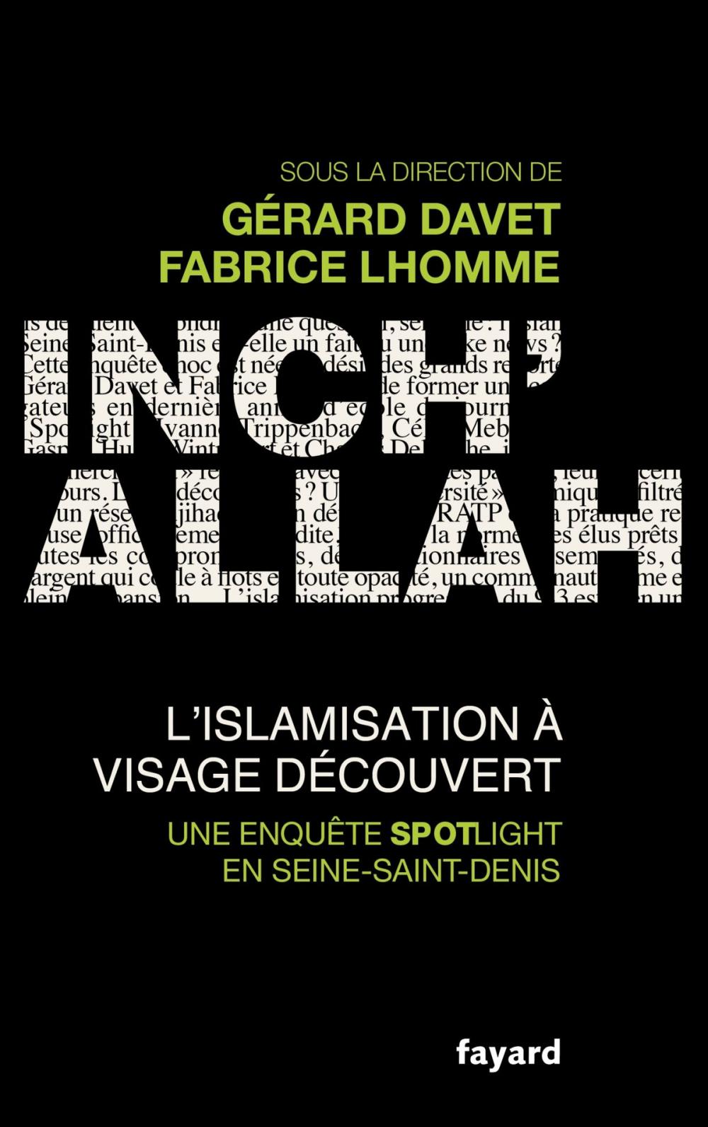 Big bigCover of Inch'allah : l'islamisation à visage découvert