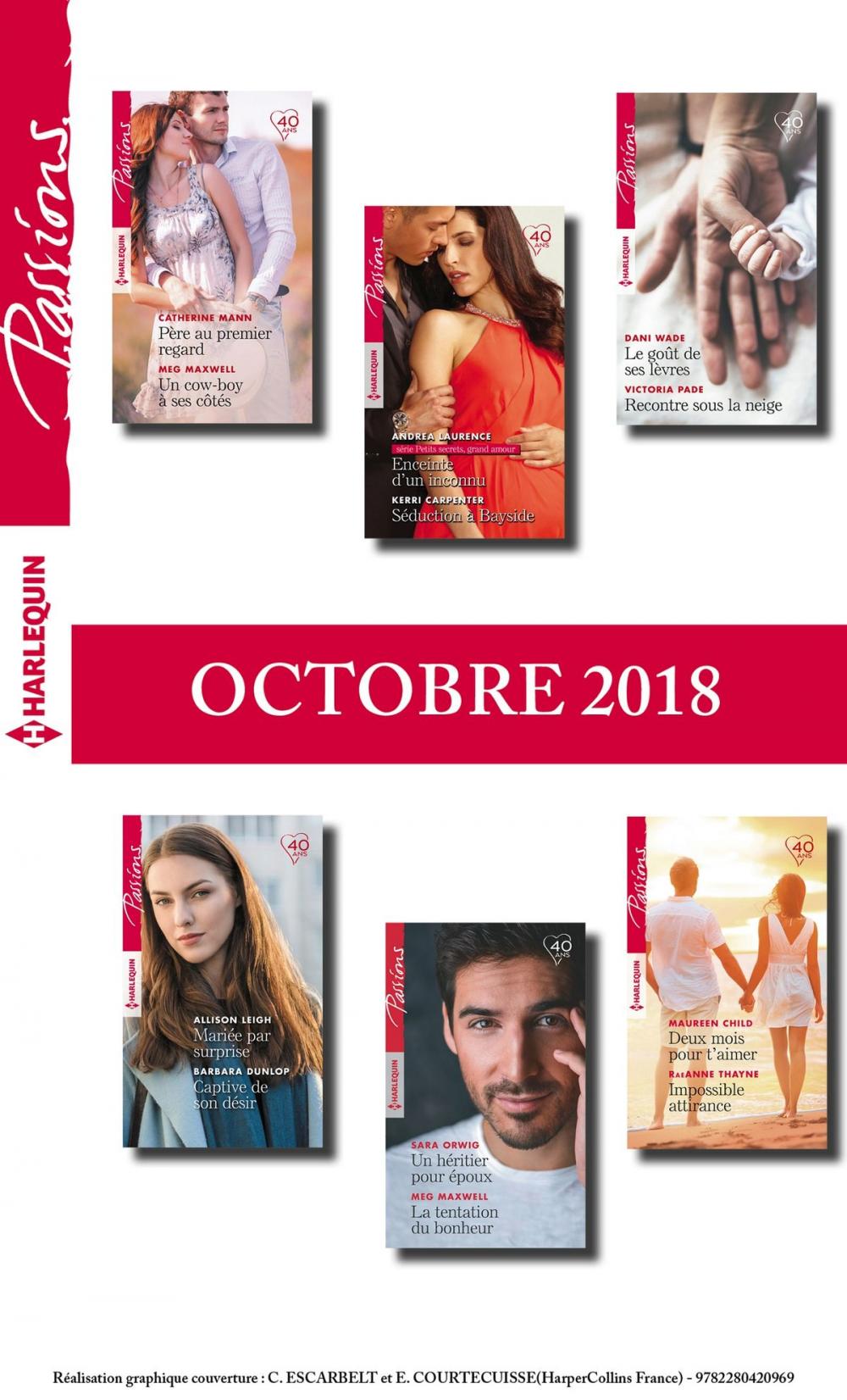 Big bigCover of 12 romans Passions (n°749 à 754 - Octobre 2018)