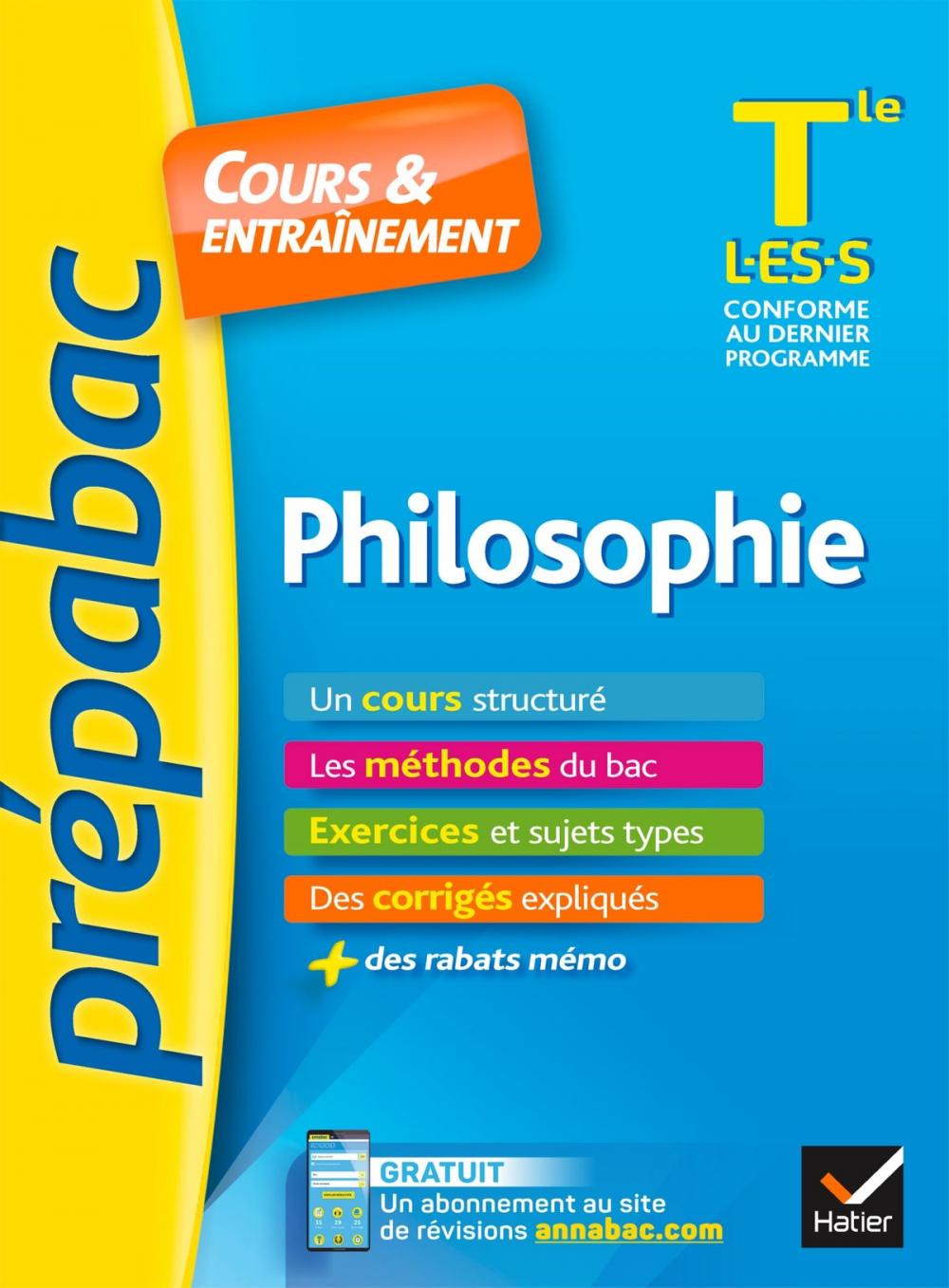 Big bigCover of Philosophie Tle L, ES, S - Prépabac Cours & entraînement