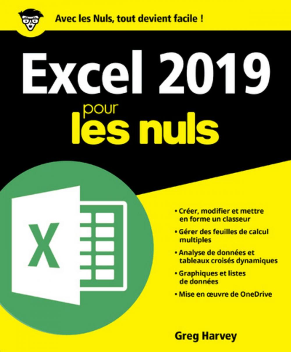 Big bigCover of Excel 2019 pour les Nuls