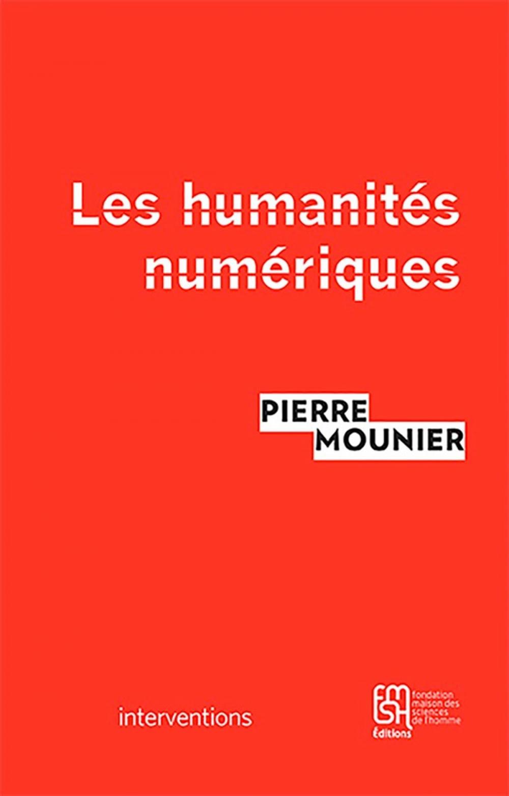 Big bigCover of Les humanités numériques