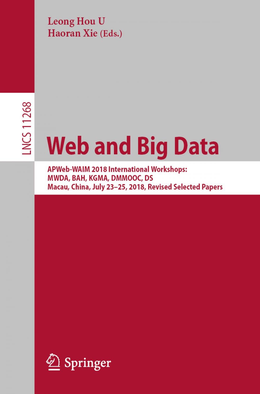 Big bigCover of Web and Big Data