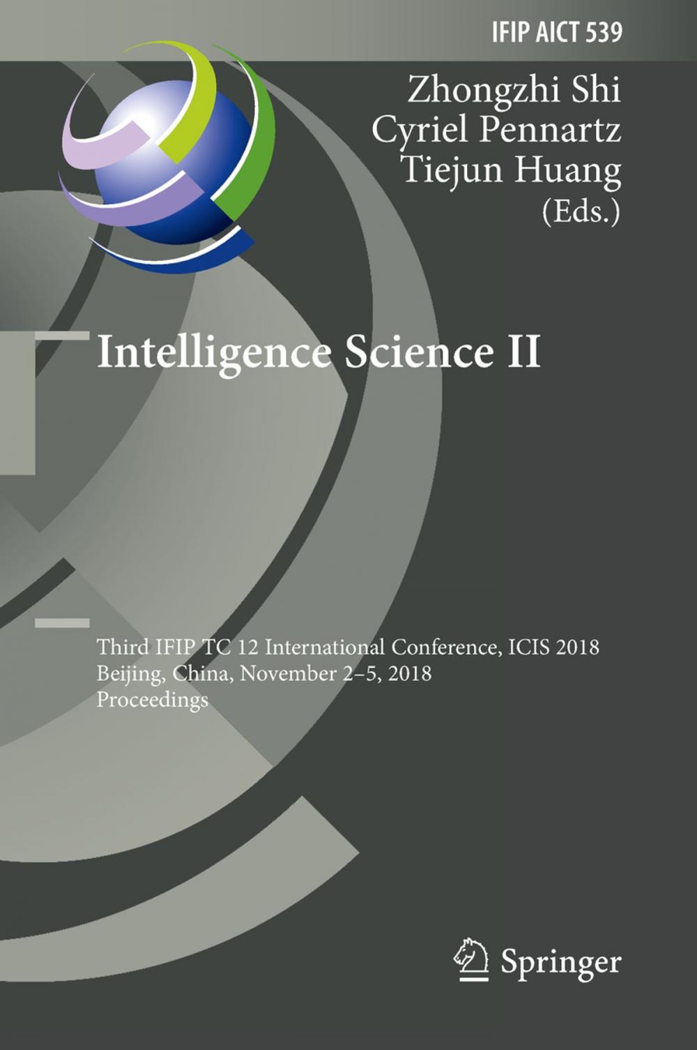 Big bigCover of Intelligence Science II