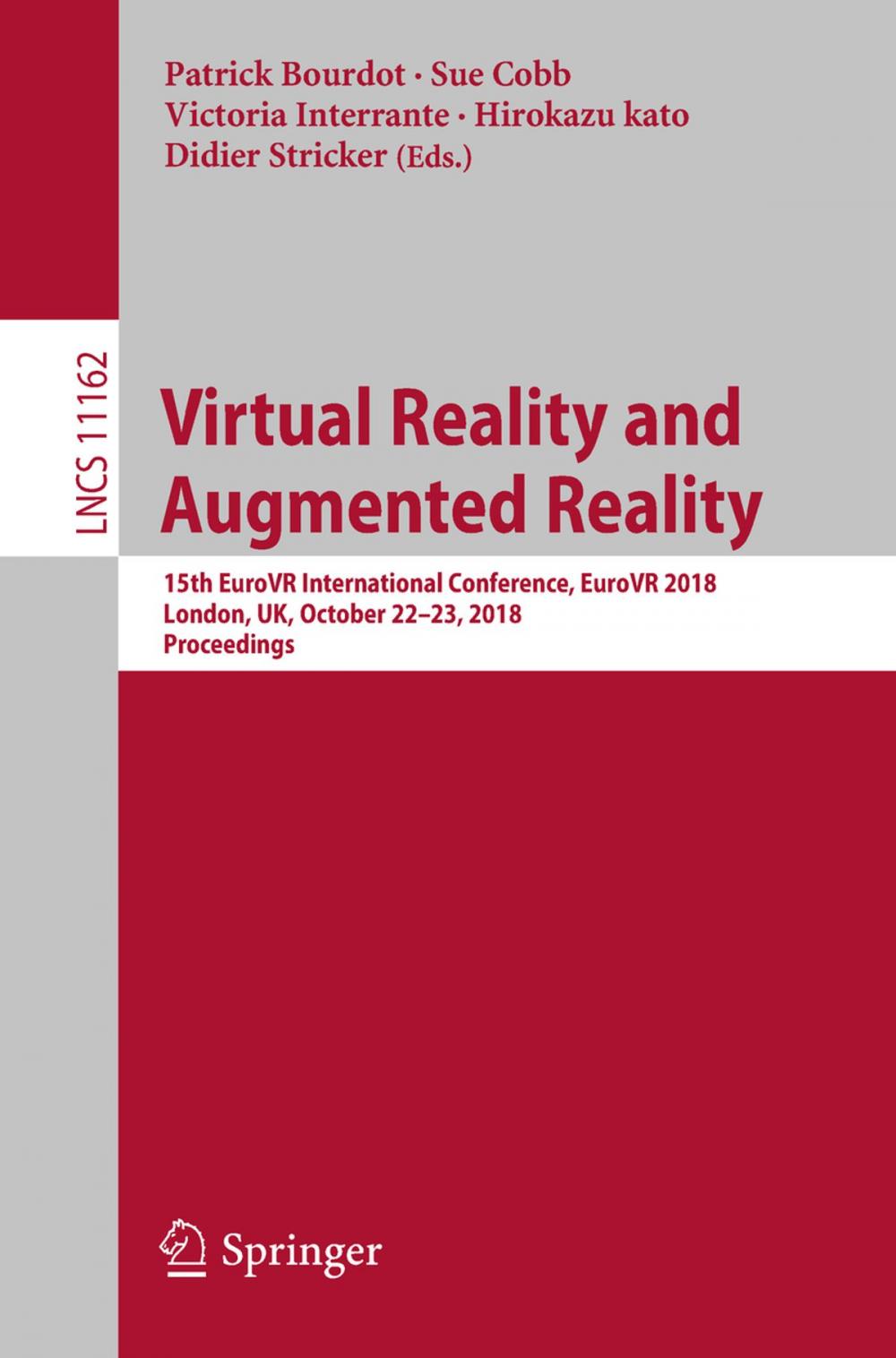 Big bigCover of Virtual Reality and Augmented Reality