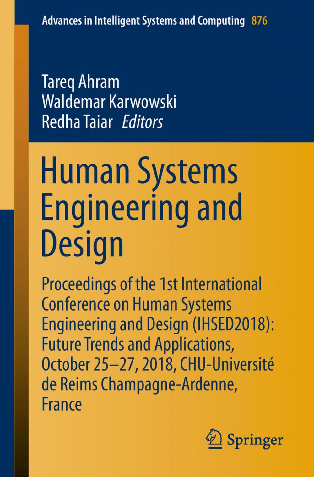 Big bigCover of Human Systems Engineering and Design